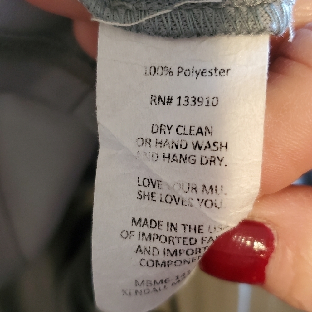 Show Me your Mumu. KENDAL maxi dress. Sz med. Soft charcoal crisp. Sleeveless - Picture 9 of 9
